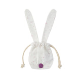 star bunny pouch white