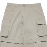 25SS ダメージウォッシュドワイドカーゴパンツ アイボリー