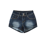 Avely Washing Denim Shorts