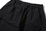Big Pocket Nylon Bermuda Pants (Black)