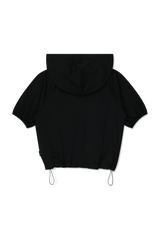 FLOWER EYELET HOOD JACKET