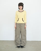 Patch Pocket Capri Sleeve