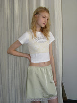 Layered bustier top_lace