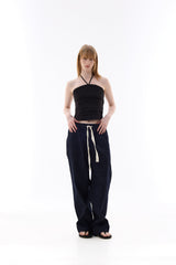 MELLIFLUOUS STRING TUBE TOP / BLACK