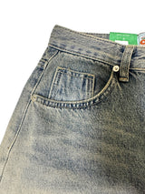 (UNISEX) ワイドオーバーサイズバルーンライトブルーボーイフレンドデニム