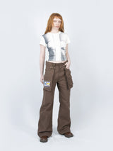 Trompe l'oeil Body Bondage Crop T-shirts