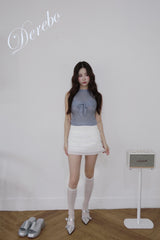 French mini frill skirt
