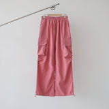  THIN WIDE CARGO PANTS 