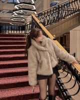 Fur Crop Jacket