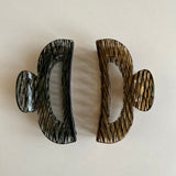 Scratch hair-clip (2color)