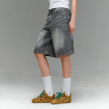BTB : WAVE WASHING BERMUDA SHORTS [GRAY CORE] [UNISEX]