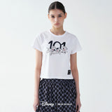 DISNEY BABY 101 DALMATIAN CROP TOP_BLACK