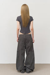 Pepo Pigment Zipper Pants