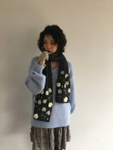 Daisy Wool Touch Muffler (2color)