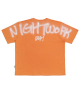 N.W.D スプレーTシャツ_オレンジ