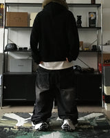 HX Broken Raccoon Hooded Zip-Up (3C)