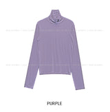 [U-BASIC/wool 28%] Solid Basic Turtleneck Long Sleeve