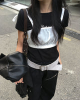 Suede big belt