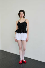  CUDDLY BALLOON SKIRT PANTS / WHITE
