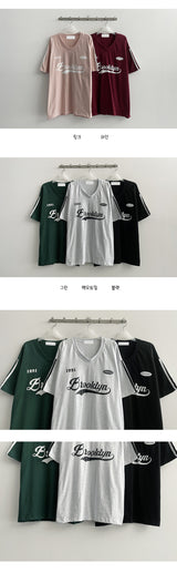 エアートゥラインVネック半袖Tシャツ