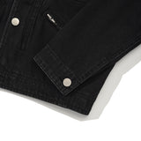コーデュロイカラーワークジャケット [BLACK]