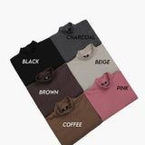 [ASCLO MADE] Rib Mock Neck T Shirt (6color)