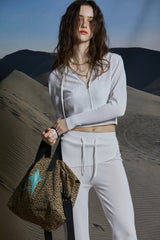 SOFT KNIT ZIP-UP