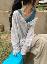 Kiku Basic Ribbed Sleeveless