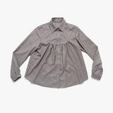 Twister Gather Shirt - Grey