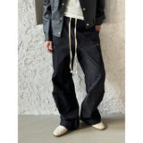 [UNISEX] フラップストリングカーゴバンディングパンツ (2color)