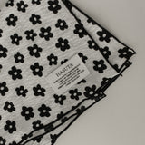 Black flower kitchen cloth