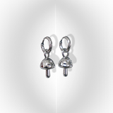 マッシュルームリングピアス