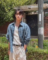 Pogny Crinkle Check Shirt