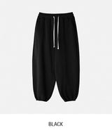 Dion brushed wide jogger pants