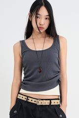 Hole pendant strap necklace