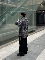 Washa denim mix pants