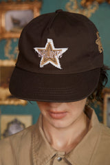 LOGO STAR CAP / BROWN