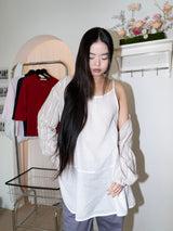 エアリードットドレス (WHITE)