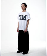 TM クラックTシャツ-WHITE