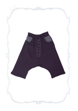 Cat Ear Pocket Pants (Deep Purple)