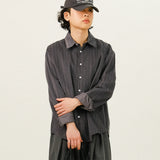 LL Stripe Pattern Long Shirts