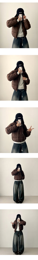 May Baguette Embroidered Lettering Fleece Campcap