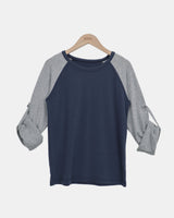 Miol Raglan Roll-Up T-Shirt