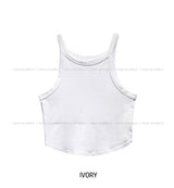 [U-BASIC] Lumi Halter Crop Sleeveless