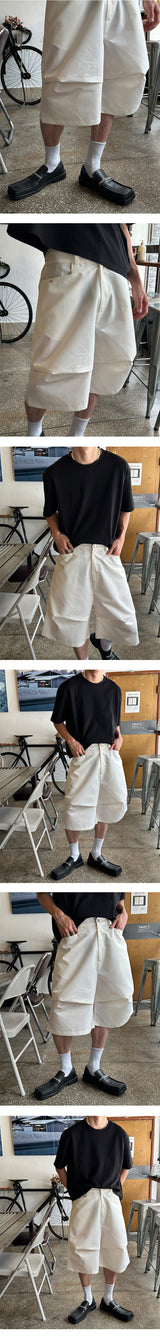 [S/S] パラシュートナイロンバミューダパンツ（３色）