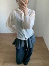 Humming Patchwork sleeveless (2color)