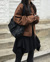 Devided suede jacket