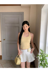 Mint Loose-Fit Layered Sleeveless T-shirt( T + sleeveless set)
