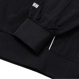 Sports Dept Logo Piping Nylon Pullover - Black