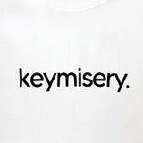 Keymisery スモールロゴTシャツ (ホワイト)